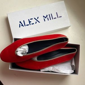 Alex Mill Red Flats Sz 40 NEW